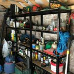 1 Pack Garage Shelving Racking Unit - 180x90x40cm Black Garage Storage Shelves - Heavy Duty 175kg Capacity Per Shelf - 5 Tier Shelf Unit - Metal & MDF Boltless Assembly System - Image 2