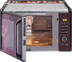 Glassiano Microwave Oven Cover for Samsung 28 Litre Convection Microwave Oven MC28H5025VB/TL, Black - Image 7