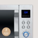 SEVERIN Microwave with Grill and Convection Air Fryer Function, 4-in-1 for Defrosting, Cooking and Warming, 25 L, Brushed Stainless Steel/Silver, MW 7982 - Image 4