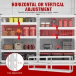 59" Garage Shelving，Basement Shelving Utility Shelf Rack, Shelving Metal Units, Adjustable 5 Tier Shelf and Storage Metal Rack， for Storage Rack Garage Shelves, 39.4 "W * 15.7 "D - Image 5