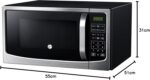 Hoover 43L Digital Microwave with Grill Oven - HMW-M43G-S, 1000W Power, Defrost, Grill Function, Touch Control, Black - Image 5