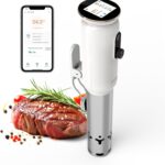 INKBIRD WiFi Sous Vide Machine ISV-101W, Precision Slow Cooker with 3D Water Circulation, 1000W Fast Heating Immersion Circulator, App Preset Menus, Accurate Temp Control & Smart Alerts, TFT Display
