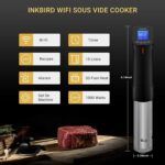 INKBIRD Sous Vide Machine ISV-100W WiFi Precision Cooker 1000W Immersion Circulator with Temperature & Timer Accurate Control, Uniform Heat Circulation, Low Water Protection, Slow Cooking for Steak - Image 3