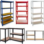 5 Tier Boltless Metal Shelving Unit Heavy Duty Steel Storage Rack 175kg Load Capacity per Shelf Perfect for nizing Garage Warehouse or Home Use