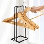 EASTTOWEST Hanger Organizer Stacker 2 Pack,Clothes Hanger Storage Rack Holder for Closet Laundry Room,Holds up 110 Wire Hanger - Image 5