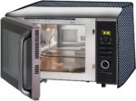 Stylista Microwave Oven Cover for Samsung 28 L Convection MC28H5145VK/TL Polka dot Pattern Navy