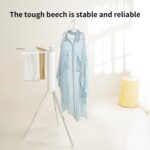JOOM Clothes Drying Rack Portable Foldable - Drying Rack Clothing Space Saving,Collapsible Drying Rack for Laundry,Travel,Indoor,Outdoor. Folding Clothing Rack traval and Home Small Silver - Image 3