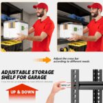 Lauxery 5 Tier Metal Garage Shelving Unit 72x48x24-3000LBS Heavy Duty Storage Rack, Adjustable Boltless Wide Shelves, Freestanding Utility Shelf - Image 5