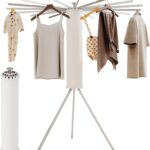 BOQORAD Tripod Clothes Drying Rack,Drying Rack Clothing Foldable,Standing Dry Racks,Laundry Drying Rack,Clothes Hanger Rack,Laundry Rack Folding,Collapsible,Retractable(16 Aluminium Poles)
