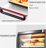 Oven Microwave Oven Solo in Silver Tact Single Fan Stainless Steel A Energy Rating Premium Convection Halogen Oven Ideal for Roasting, Baking Useful - Image 7