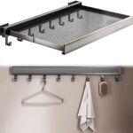 Collapsible Wall Drying Rack, Clothes Drying Stand, Wall Mounted Clothes Drying hanger, Laundry Drying stand, Foldable Wall Clothes Hanger Stand, Mesh Drying Rack For Bathroom & Kitchen 60cm