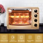 Silver Microwave Oven Tact Top Quality Convection Halogen Oven Grill Oven with Convection Ideal for Roasting, Baking - Image 3