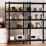 5 Tier Boltless Metal Shelving Unit Sturdy Steel Racks with 175kg Load Capacity per Shelf Perfect for Storage and nization in Garage Warehouse or Home. - Image 2