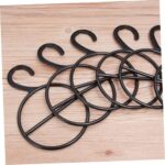 Alipis 30 Pcs Tie Hanger Clothing Storage Bags Ring Stand Hangers for Clothes Clothing Organizer Coat Hanger Rings Bathrobe Organizer Ring Clothes Hanger Circle Shape Coat Hanger Scarf - Image 4