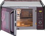 Glassiano Microwave Oven Cover for LG 21 Litre Convection Microwave Oven MC2146BP, Black - Image 6