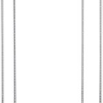 Amazon Basics Garment Rack with Top and Bottom Shelves, Chrome, 89 x 44 x 179 cm