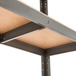 EAZILIFE The Shopfitting Shop 5 Tier Boltless Garage Shelving Workshop Storage Racking Shelves Heavy Duty GREY Metal - Image 6