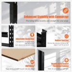 Heavy Duty Garage Shelving Units,5-Tier Adjustable Storage Shelves,48 x 18 x 72in,Loads 3000 LBSS,Adjustable Garage Storage Shelving, Metal Storage Utility Racks Shelf Unit (48x18x72 Inch) - Image 6
