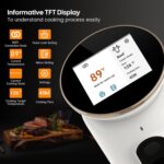 INKBIRD WiFi Sous Vide Machine ISV-101W, Precision Slow Cooker with 3D Water Circulation, 1000W Fast Heating Immersion Circulator, App Preset Menus, Accurate Temp Control & Smart Alerts, TFT Display - Image 3