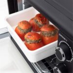 Silver Microwave Oven Tact Convection Halogen Oven Premium Cooker Mini Oven with Electric Rack and Double Hob - Image 4