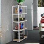 Yaheetech Heavy Duty 5 Tier Metal Garage Shelving Unit Boltless Storage Shelves Shed Kitchen Racking,180 x 90 x 40 cm - Image 2