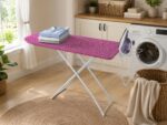Toshionics Ironing Board 90cm x 34cm - Ironing Table with study Steel Legs | 4 Adjustable height Ironing Stand with steel Iron Rest Foldable Multicolor Design - Image 8