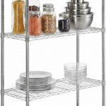 Honey-Can-Do, 5-Tier Chrome Heavy-Duty Adjustable Shelving Unit with 200-lb Per Shelf Weight Capacity