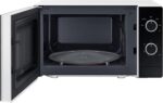 Samsung Solo Microwave Oven with Full Glass Door, 20L, White, Dual Dial, MS20A3010AH/SG, 1 Year Warranty (UAE version) - Image 2
