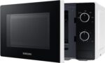 Samsung Solo Microwave Oven with Full Glass Door, 20L, White, Dual Dial, MS20A3010AH/SG, 1 Year Warranty (UAE version) - Image 5