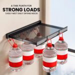 Collapsible Wall Drying Rack, Clothes Drying Stand, Wall Mounted Clothes Drying hanger, Laundry Drying stand, Foldable Wall Clothes Hanger Stand, Mesh Drying Rack For Bathroom & Kitchen 60cm - Image 3
