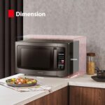 TOSHIBA Microwave Oven Solo Microwave 42L 2500 Watts, Convection Microwave Oven, 10 Auto Cook Menu, 11 Power Level, Membrane Control,Black, 42 Liters, MM-EC42S(BS) - Image 8