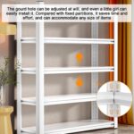 Heavy Duty Metal Storage Shelves 5-Tier Adjustable Rack Boltless Assembly for Garage Warehouse Basement & Pantry - Sturdy nization & Versatile Shelving Solution for Home & Business - Image 4