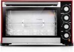 Tact Silver Microwave Oven Built-in Single Electric Oven - High Quality Stainless Steel Convection Halogen Oven Ideal for Roasting, Baking - Image 3