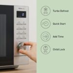 Panasonic NN-SD36QSEPG 29L Solo Microwave Oven, Stainless Steel, 1000W, Automatic Defrost, 11 Automatic Programs, Wheel - Image 7