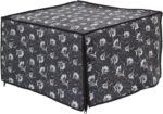Dream Care Grey Printed Microwave Oven Cover for Samsung 28 Litre Convection Microwave Oven MC28H5025VB/TL