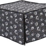 Dream Care Grey Printed Microwave Oven Cover for Samsung 28 Litre Convection Microwave Oven MC28H5025VB/TL