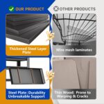 78''H Metal Garage Shelving Unit ,5-Tier Garage Storage Shelves Heavy Duty，Adjustable 3020 lbs Shelf, Upgraded Reinforced Double-Layer Columns for Basement Kitchen Laundry Room Pantry Rack 40''W*18''D - Image 5