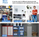 PayLessHere | 5-Tier Wire Shelf | 36"x14"x72" | Chrome | Adjustable Racks | Heavy-Duty Storage Shelves, Holds Upto 1250 lbs | Rust-Resistant, No-Tool Assembly | for Home, Garage Shelving - Image 7