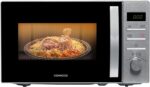 KENWOOD 22L Microwave Oven with Digital Display, 5 Power Levels, Defrost Function, Stainless Steel, Auto Menu, 95 Minutes Timer, Clock Function 700W MWM22.000BK Black/Silver