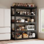 Lauxery 5 Tier Metal Garage Shelving Unit 72x48x24-3000LBS Heavy Duty Storage Rack, Adjustable Boltless Wide Shelves, Freestanding Utility Shelf - Image 2