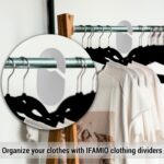 IFAMIO 20 Pack Clothing Rack Size Dividers Blank Closet Separators for Clothes Baby Closet Size Divider Hooks Wardrobe Large Hangers Clothing Size Dividers for Racks Hanging Closet Organizer - Image 6