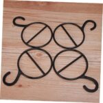 Alipis 30 Pcs Tie Hanger Clothing Storage Bags Ring Stand Hangers for Clothes Clothing Organizer Coat Hanger Rings Bathrobe Organizer Ring Clothes Hanger Circle Shape Coat Hanger Scarf - Image 9