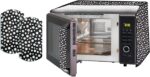 Stylista Microwave Oven Cover for Panasonic 27 L Convection NN-CT645BFDG (Free Fridge/Oven/Wardrobe Handle Cover)