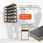 Heavy Duty 5-tier Metal Shelving Unit - Adjustable Storage Rack For Garage, Basement & Workshop Organization - Sturdy White Shelf, 48 W X 16 D X 72 H Black W48 xD20 xH72 - Image 5