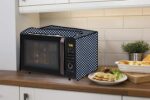 Stylista Microwave Oven Cover for Samsung 28 L Convection MC28H5145VK/TL Polka dot Pattern Navy - Image 3