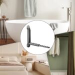 Clothes Drying Rack Wall Mounted, Retractable Clothes Drying Rack,Dish Drying Rack with Suction Cups for Laundry Room Organization and Storage, Clothes Hanger for Dorm, Closet, Balcony(Black) - Image 9