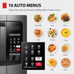 TOSHIBA Microwave Oven Solo Microwave 42L 2500 Watts, Convection Microwave Oven, 10 Auto Cook Menu, 11 Power Level, Membrane Control,Black, 42 Liters, MM-EC42S(BS) - Image 3