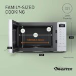 Panasonic NN-ST64QWBPQ Solo Microwave Inverter, 32 Litres, 1000 W High Power, 24 Automatic Programs, Junior Car Programs, 30 Fast Functions, Touch Control, Also Cooking and - Image 3