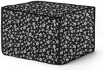 The Furnishing Tree Microwave Oven Cover for Whirlpool 20 L Convection Magicook 20BC Floral Pattern Black - Image 7