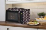 Stylista Microwave Oven Cover for Samsung 28 L Convection MC28H5145VK/TL Floral Pattern Multicolor - Image 3